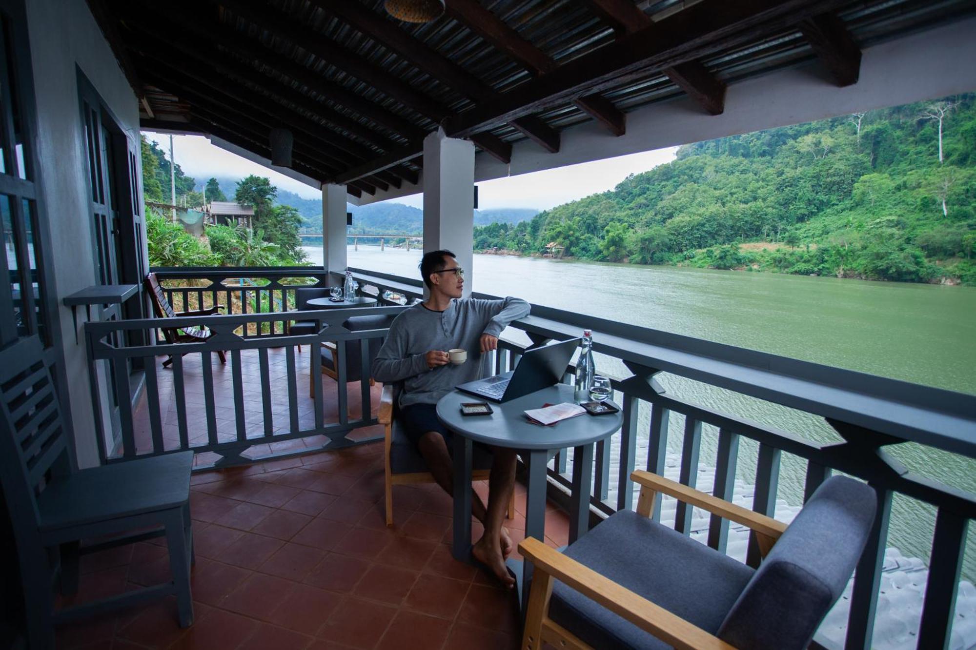 Dokchampa River View Villa Nongkhiaw Dış mekan fotoğraf
